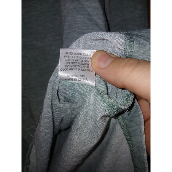 Jane And Delancy Top Women Size Medium Blue Metal Buttons Embellished Split Side - Picture 14 of 15